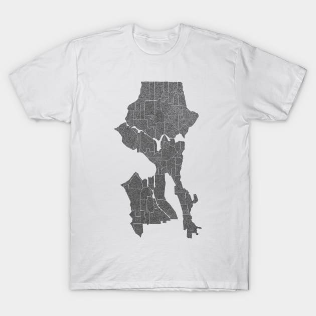 Seattle, Washington T-Shirt by Naoswestvillage